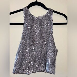 H&M NWT sequins top